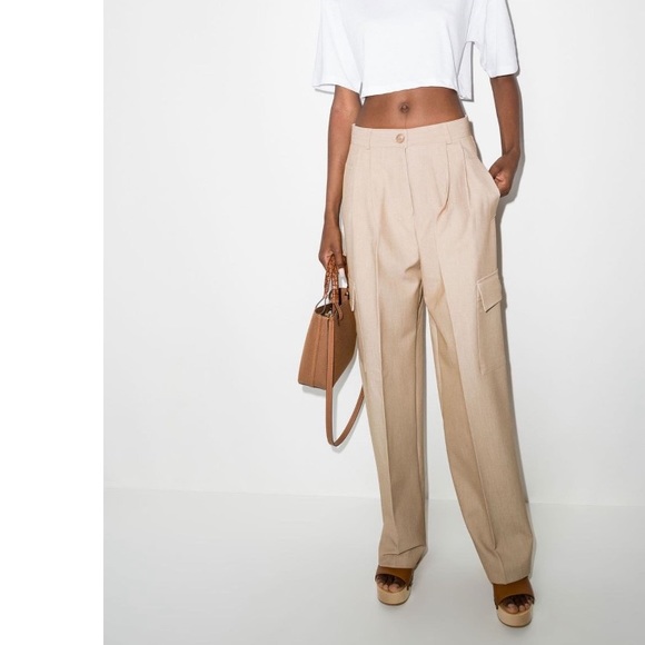 The Frankie Shop Maesa wide-leg cargo pants NWT - Picture 3 of 5